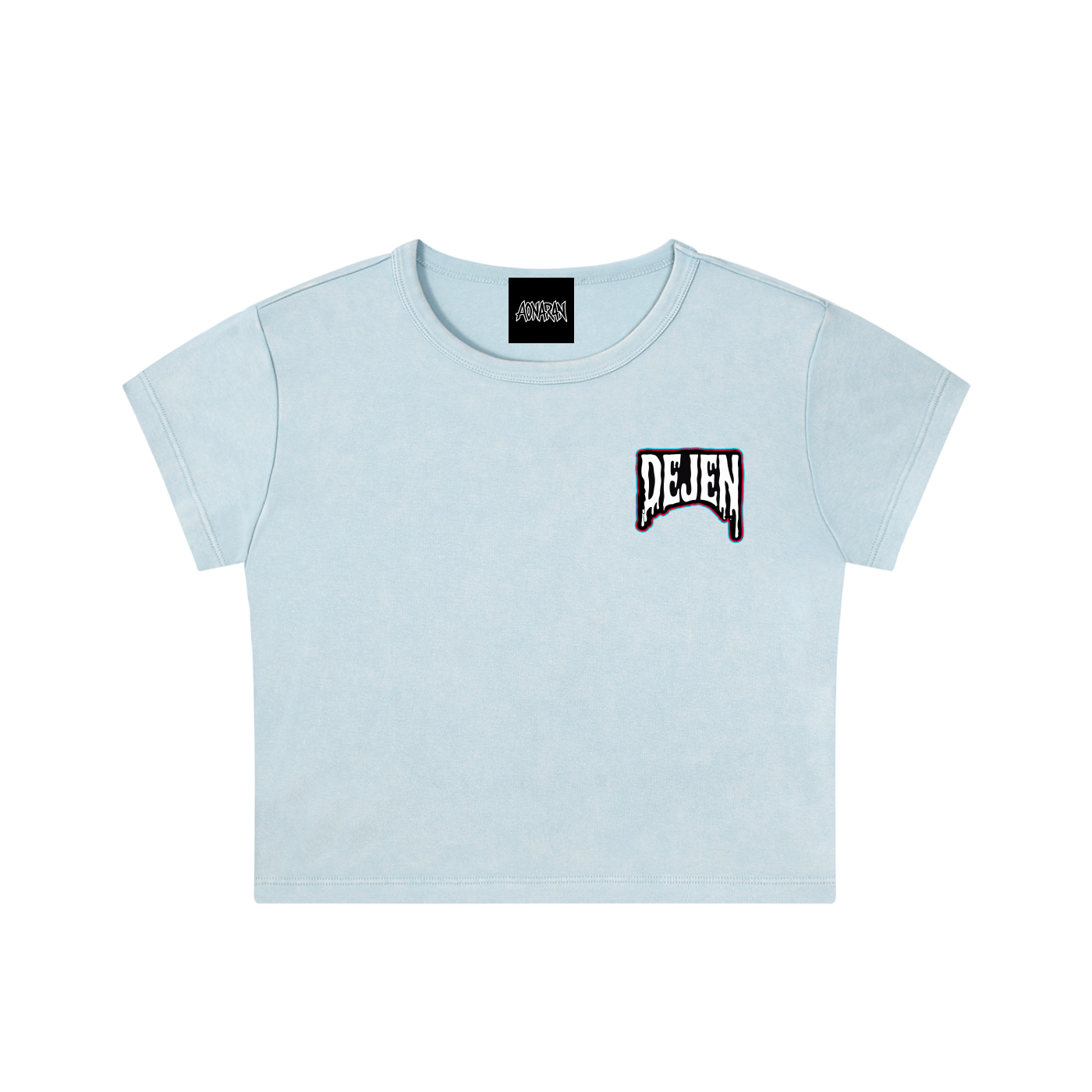 REPACKED Snow Washed Crop Top