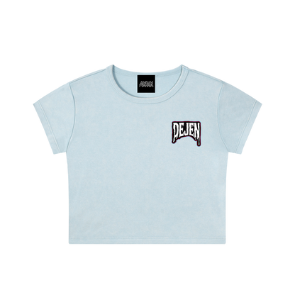 REPACKED Snow Washed Crop Top