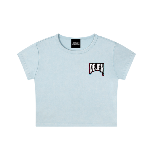 REPACKED Snow Washed Crop Top