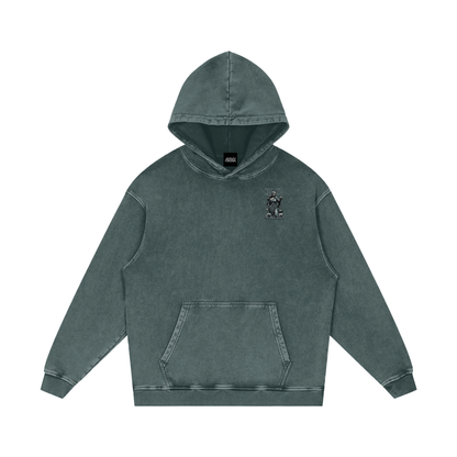 killakyls Snow Washed Loose Cotton Hoodie