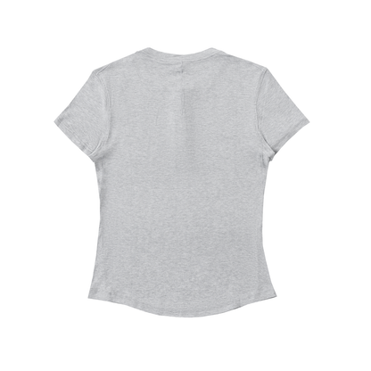 Aonaran Angelic Frost Modal Bodycon Henley Shirt