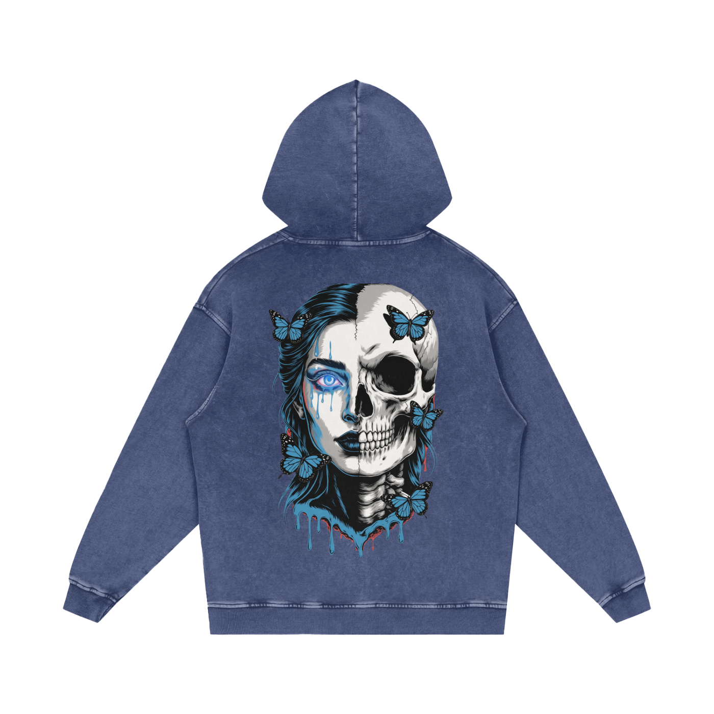 BreeLuxe Season 2 Snow Washed Loose Cotton Hoodie