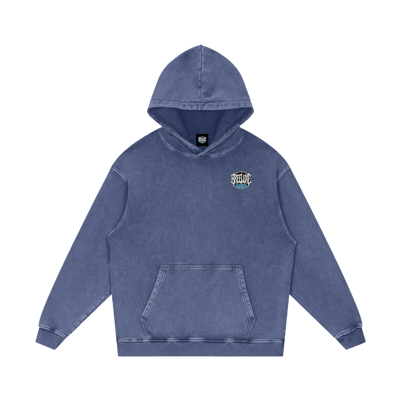 BreeLuxe Season 2 Snow Washed Loose Cotton Hoodie