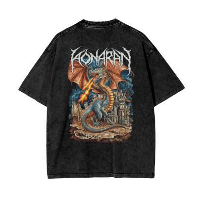 Aonaran Reversed Oversize Snow Washed T-Shirt