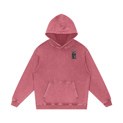 killakyls Snow Washed Loose Cotton Hoodie