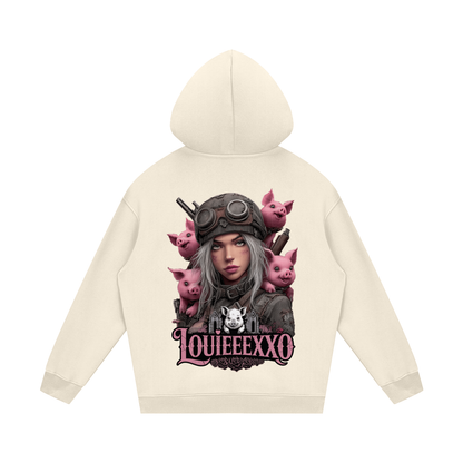 Louieeexxo Streetwear Unisex Fleece Hoodie