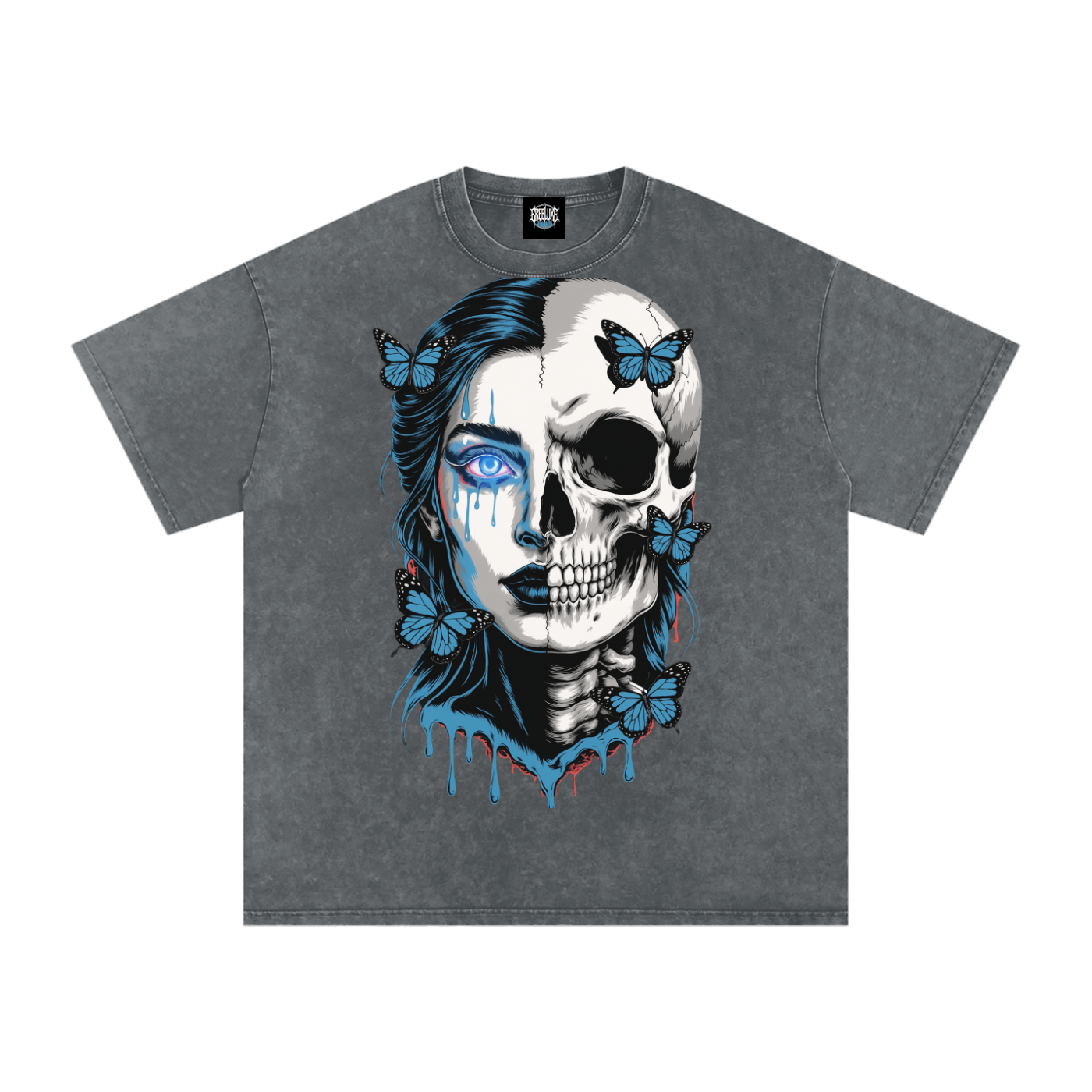 BreeLuxe Season 2 Snow Washed Oversized Cotton T-Shirt