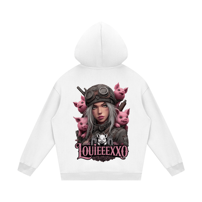 Louieeexxo Streetwear Unisex Fleece Hoodie