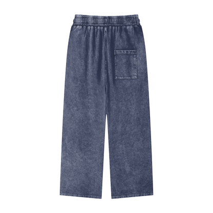 killakyls Snow Washed Straight Leg Pants