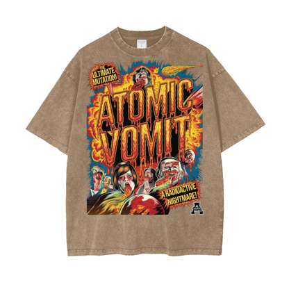 Aonaran Graphic Acid Wash Oversize T-Shirt