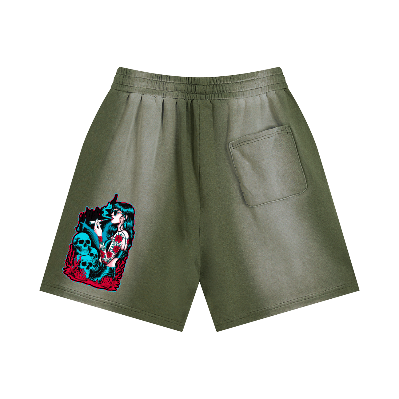 REPACKED Sun Fade Distressed Shorts