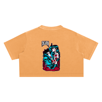 REPACKED Snow Washed Crop Top