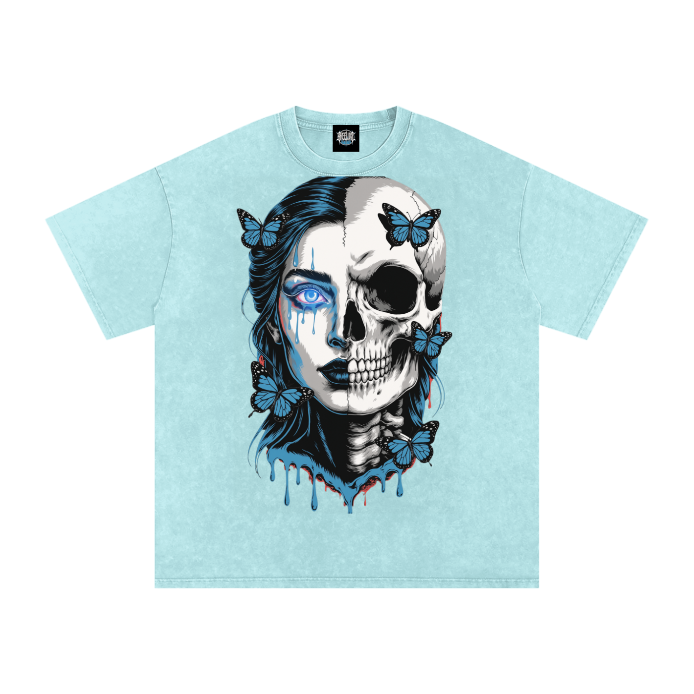 BreeLuxe Season 2 Snow Washed Oversized Cotton T-Shirt