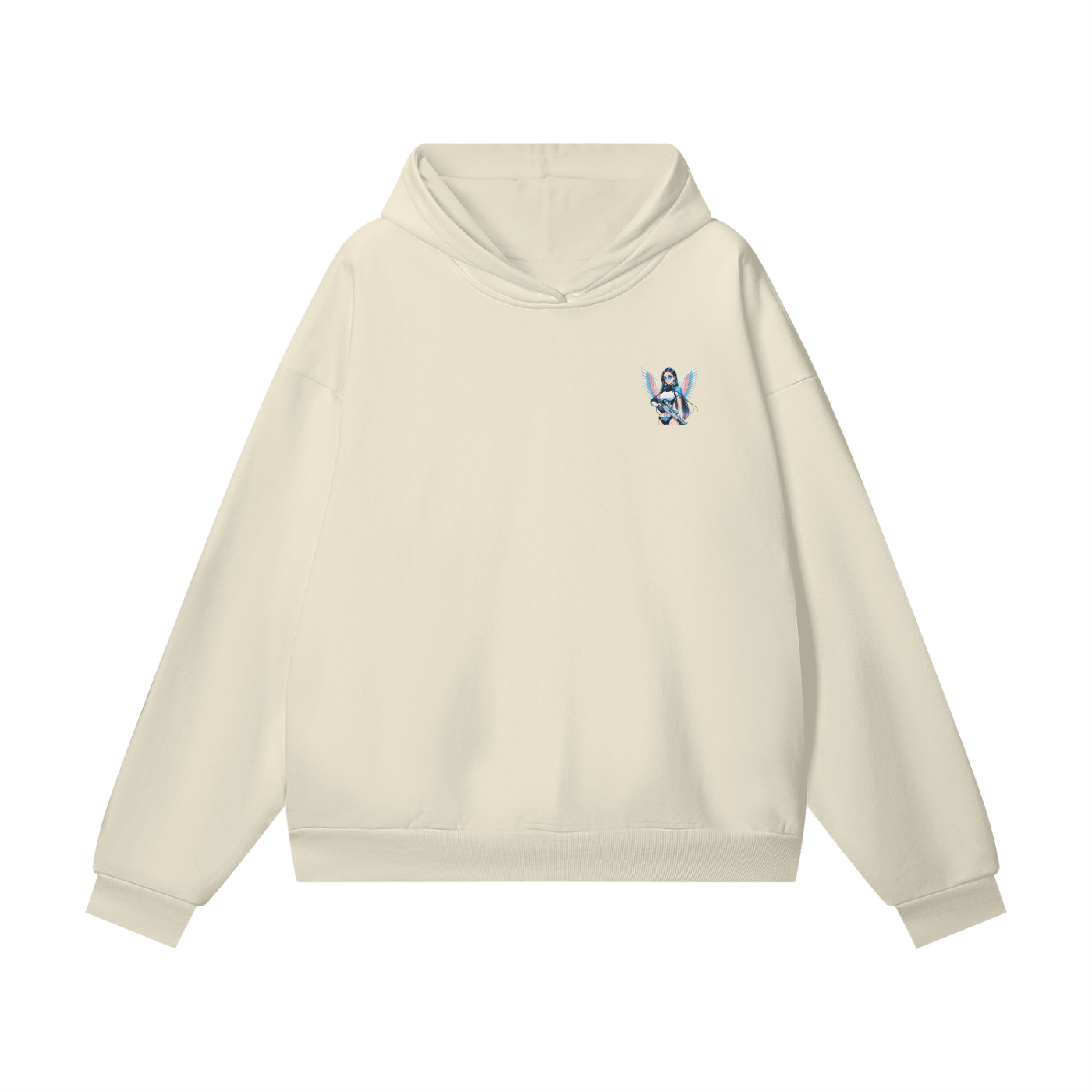 Livy J Oversize Heavyweight Hidden Pocket Fleece Hoodie
