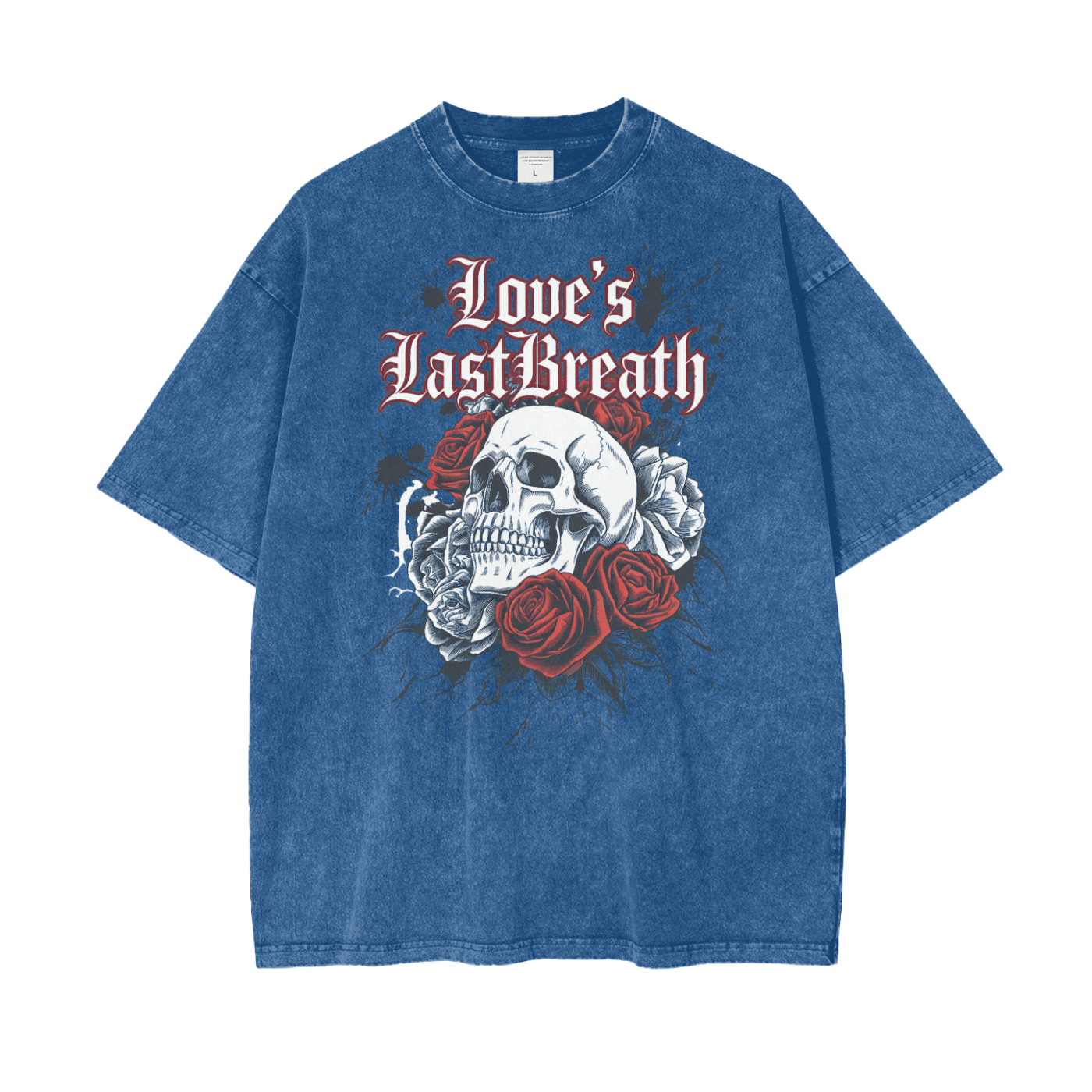 Aonaran Love Oversize Snow Washed T-Shirt (LIMITED)