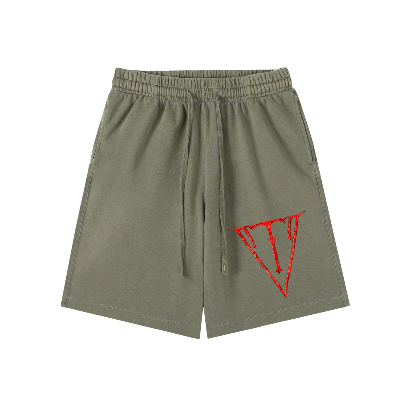 Aonaran NevaeH Vintage Wash Cotton Shorts