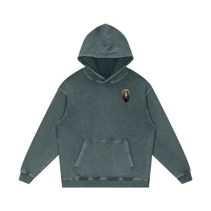 Jesus is King Acid Wash Oversize Hoodie