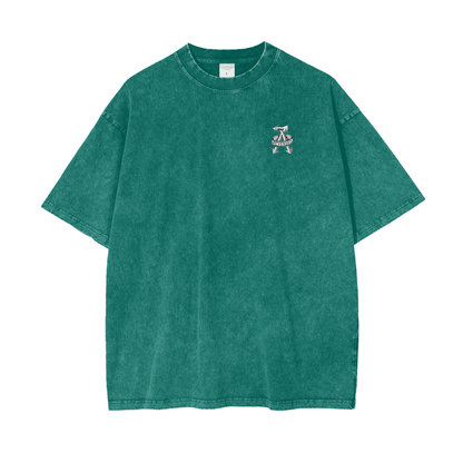 Aonaran Reversed Oversize Snow Washed T-Shirt