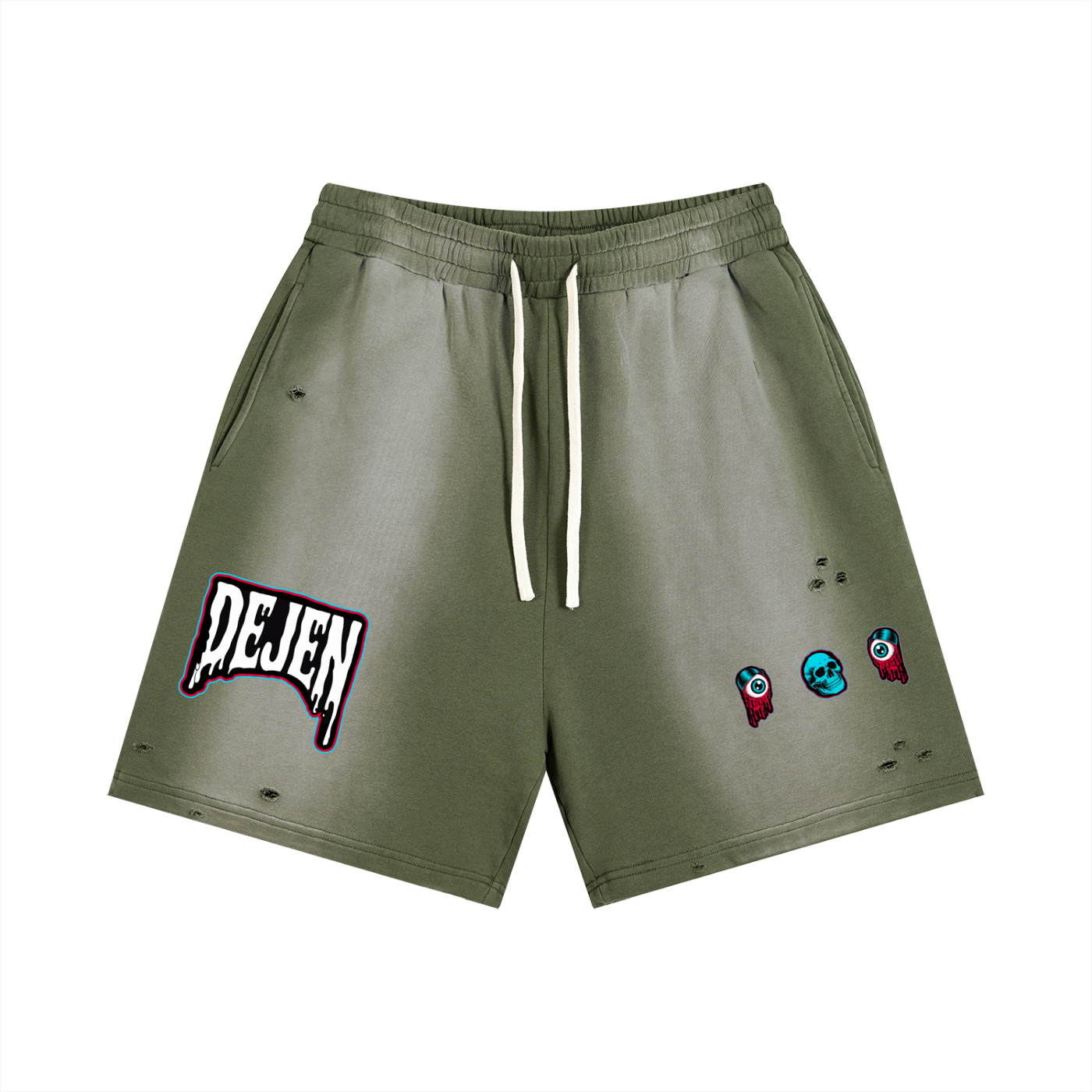 REPACKED Sun Fade Distressed Shorts