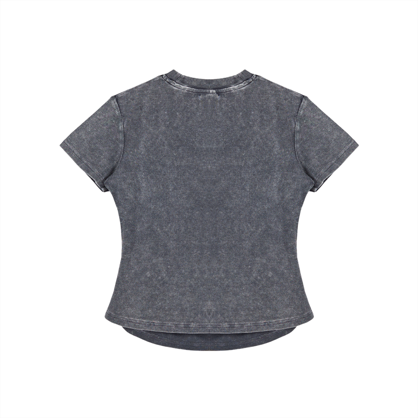 Stakky Season 2 Vintaged-Wash Bodycon Cotton T-Shirt