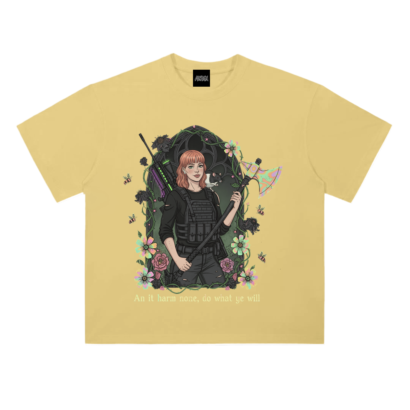 HeyBrontee Heavyweight Drop Shoulder Cotton T-Shirt
