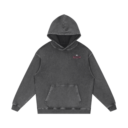 Louieeexxo Snow Washed Loose Cotton Hoodie