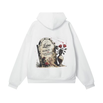 Laina Oversize Heavyweight Hidden Pocket Fleece Hoodie