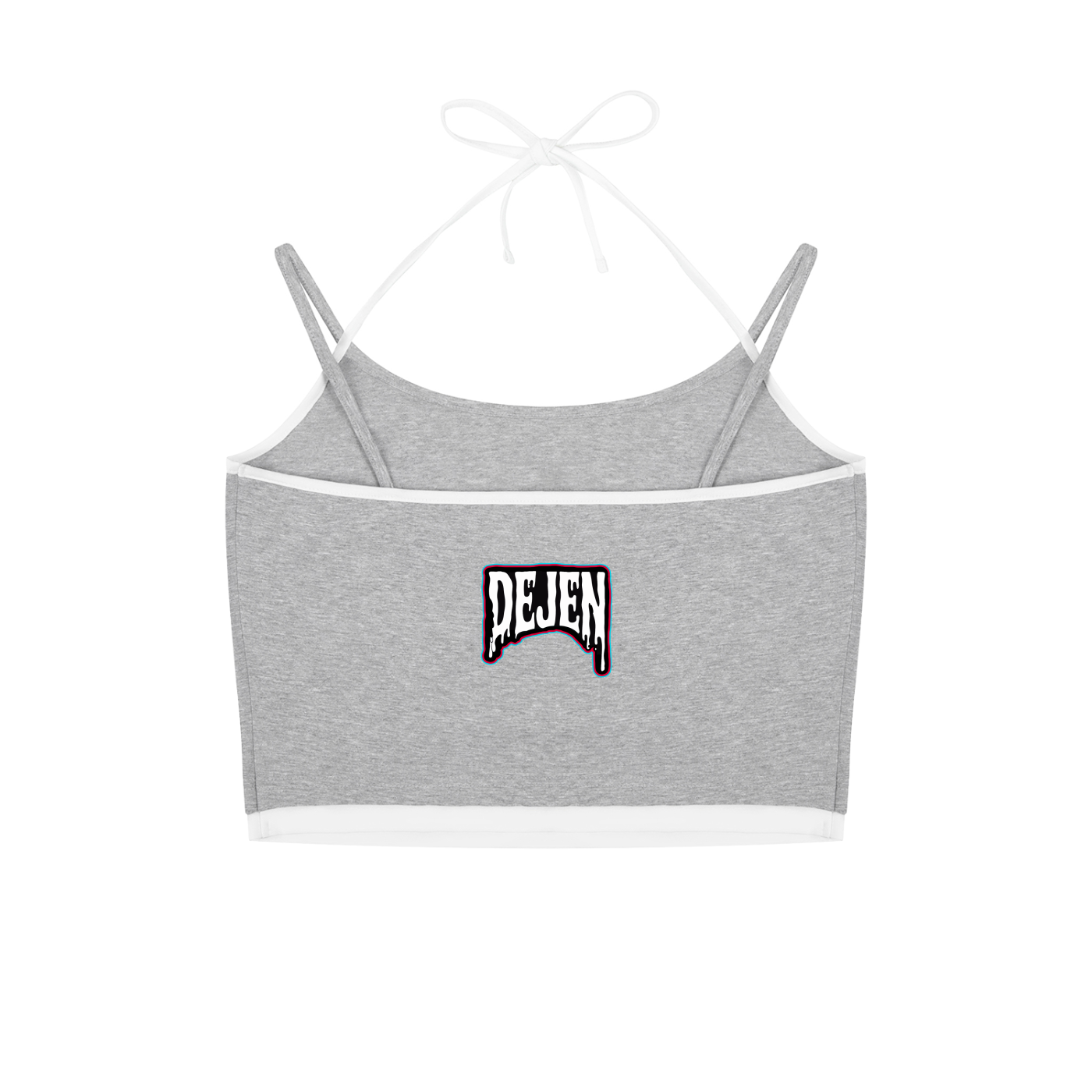 REPACKED Contrast Binding Halter Tank Top