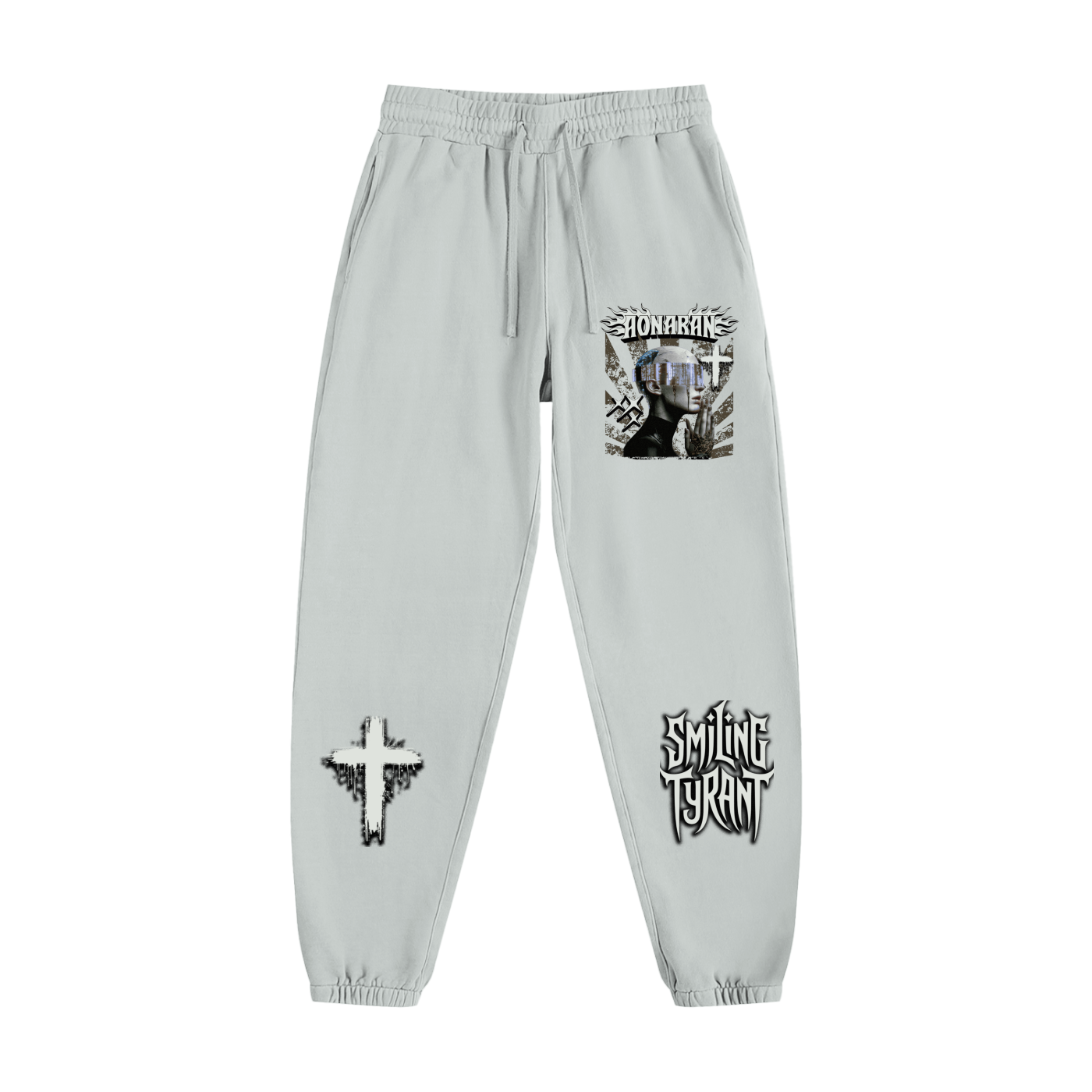 Smiling Tyrant Vintage Washed Cotton Sweatpants