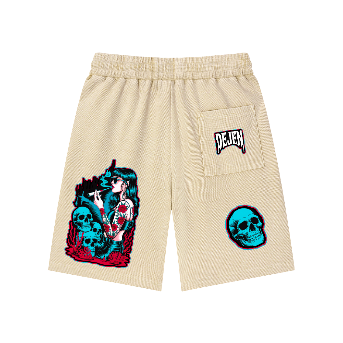 REPACKED Mineral Wash Waffle Knit Shorts