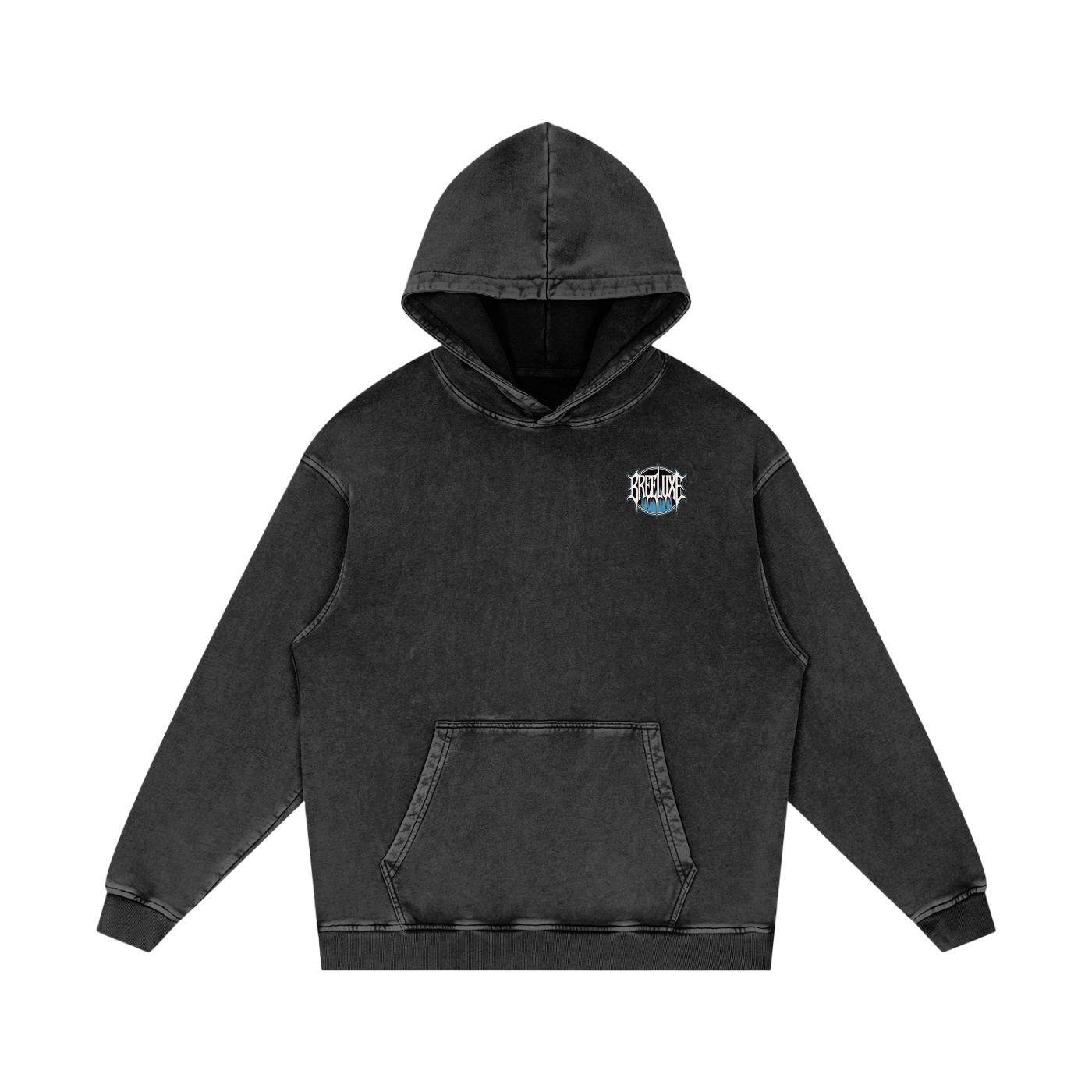 BreeLuxe Season 2 Snow Washed Loose Cotton Hoodie