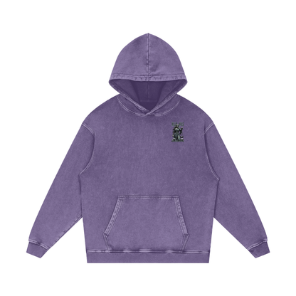 killakyls Snow Washed Loose Cotton Hoodie