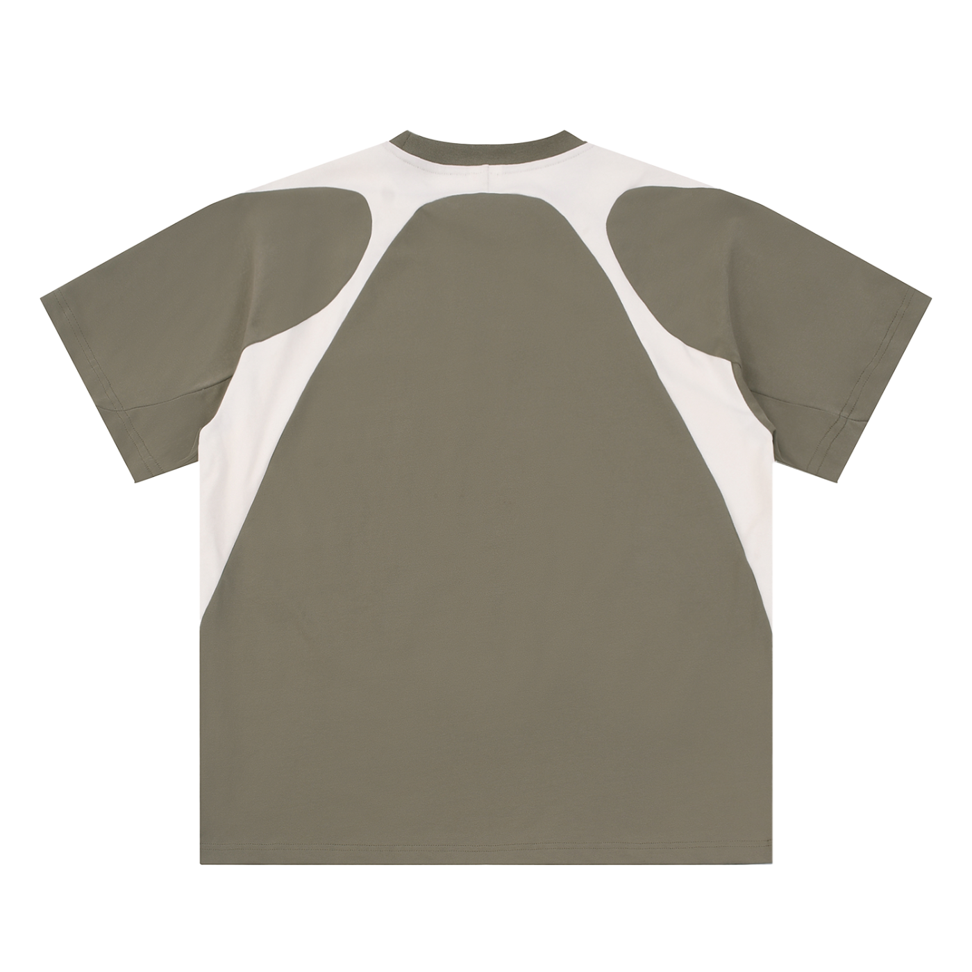 Aonaran Varsity Contrast Panel Cotton T-Shirt