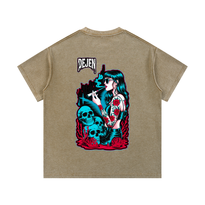 REPACKED Mineral Wash Waffle Knit T-Shirt