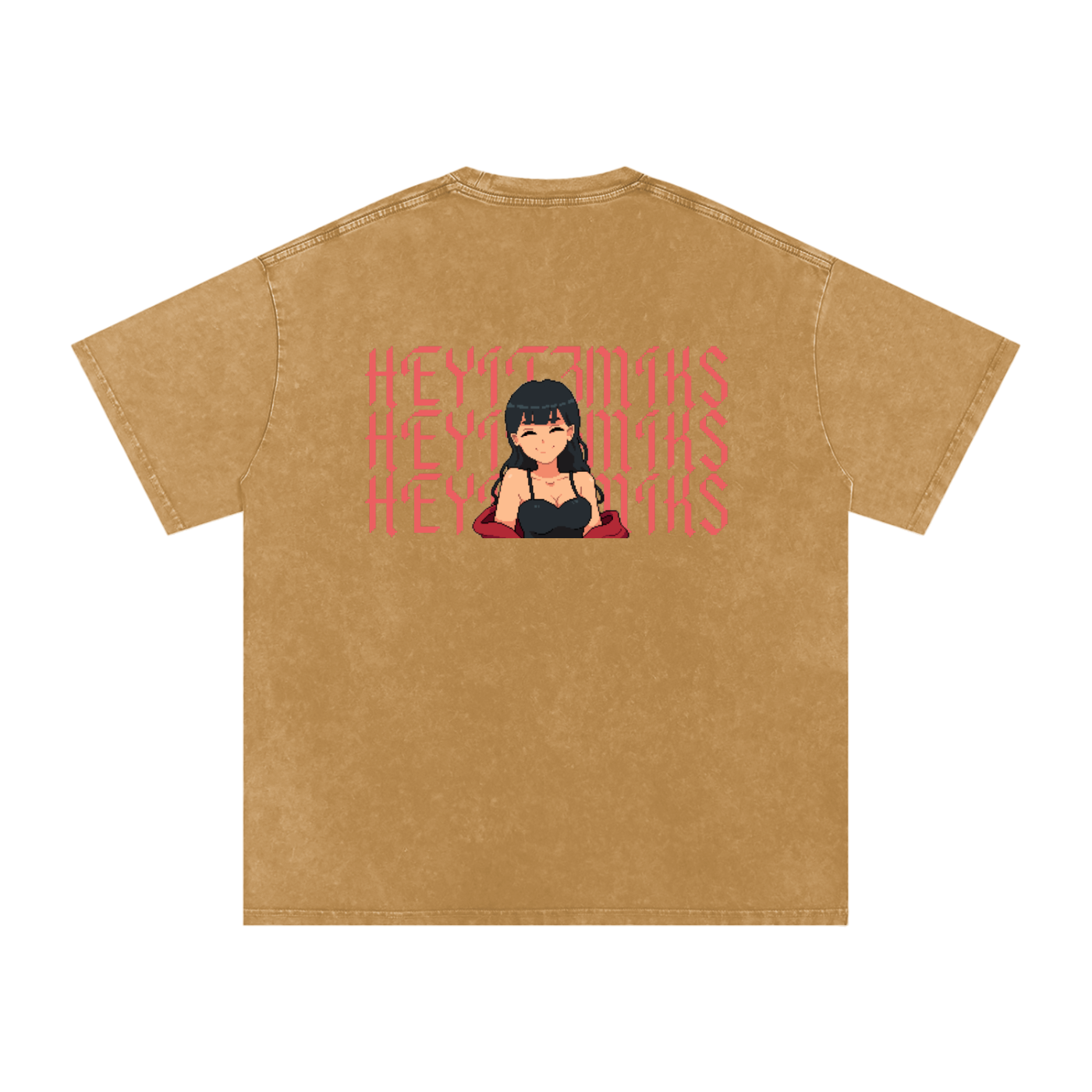 HeyItzMiks Acid Wash Oversize T-Shirt