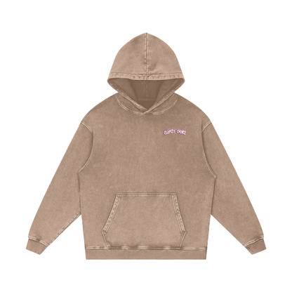 Clumzy Chubz Acid Wash Oversize Hoodie