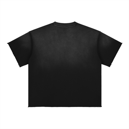 Aonaran 1 OFF Sun Fade Raw Edge T-Shirt