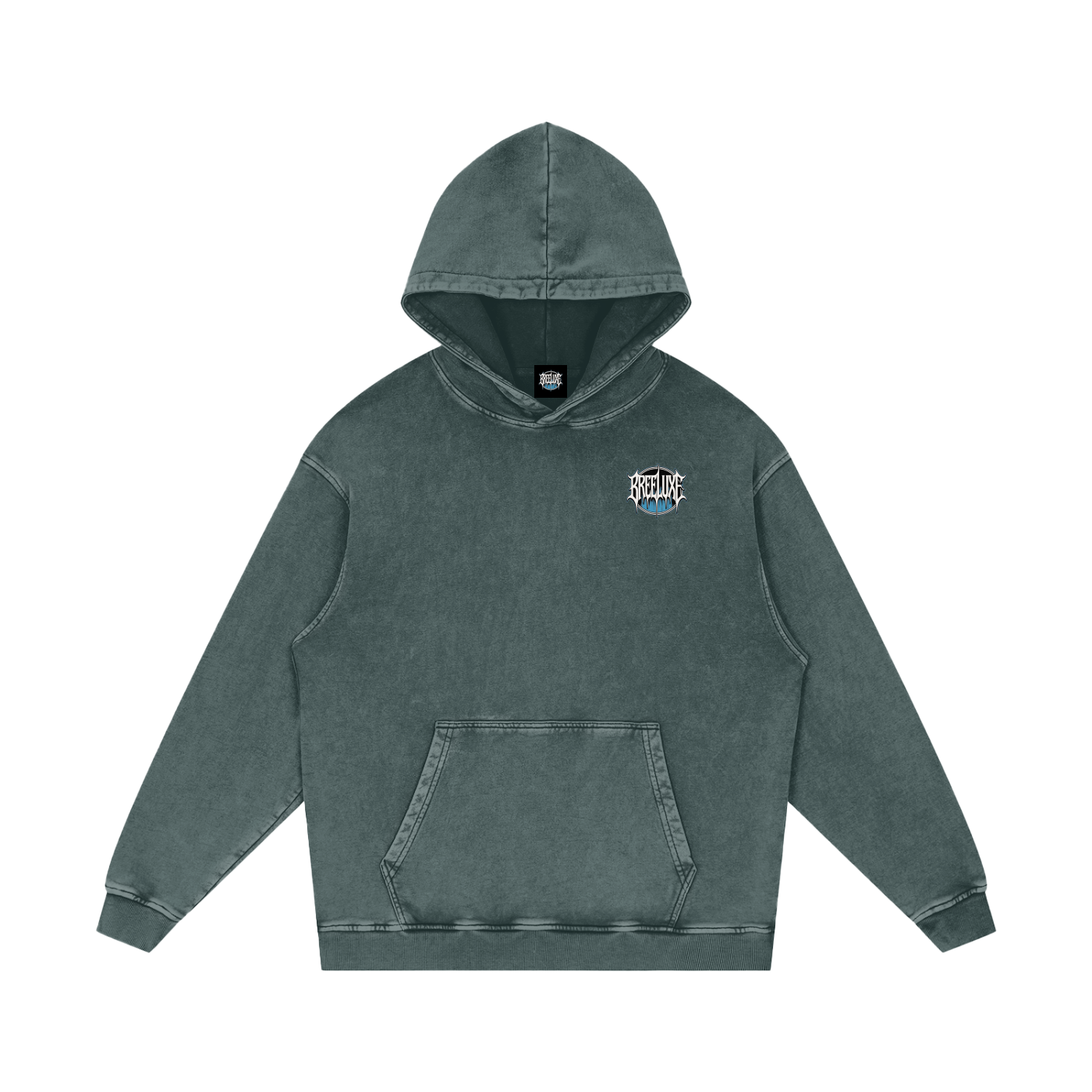 BreeLuxe Season 2 Snow Washed Loose Cotton Hoodie