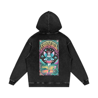FairyDIDI Acid Wash Oversize Hoodie