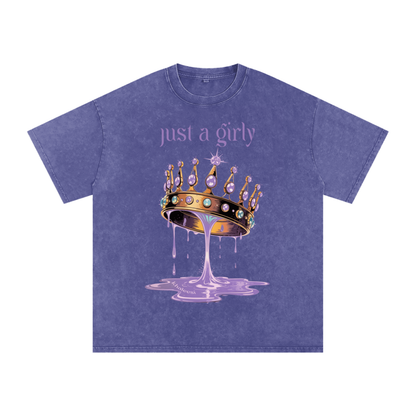 Khaleesi Acid Wash Oversize T-Shirt