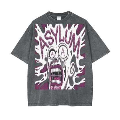 Aonaran Asylum Oversize Snow Washed T-Shirt