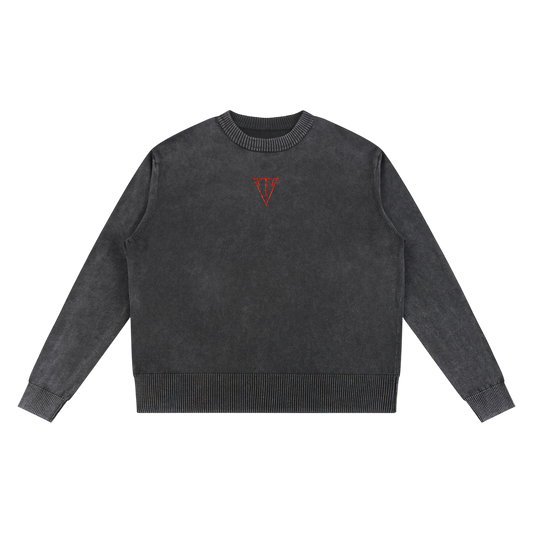 Aonaran NevaeH Mineral Wash Oversized Sweater