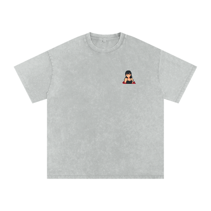 HeyItzMiks Acid Wash Oversize T-Shirt