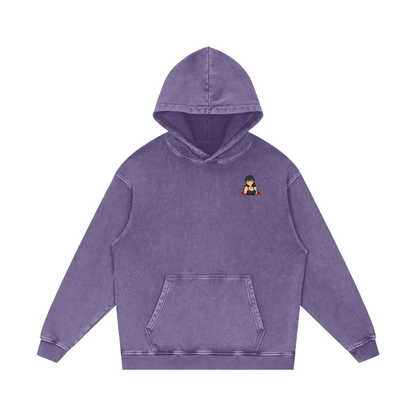 HeyItzMiks Acid Wash Oversize Hoodie
