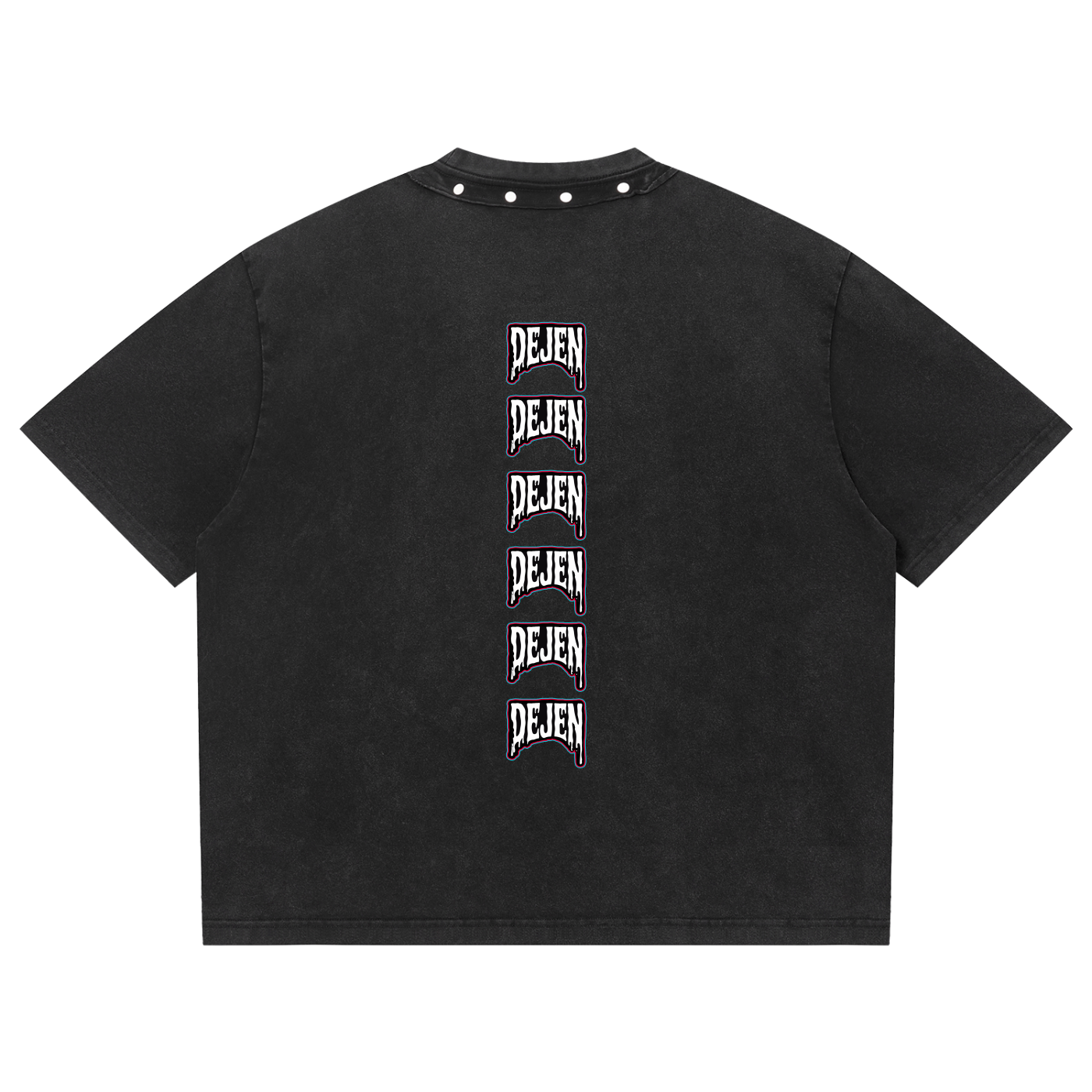 REPACKED Unisex Washed Boxy Studded T-Shirt