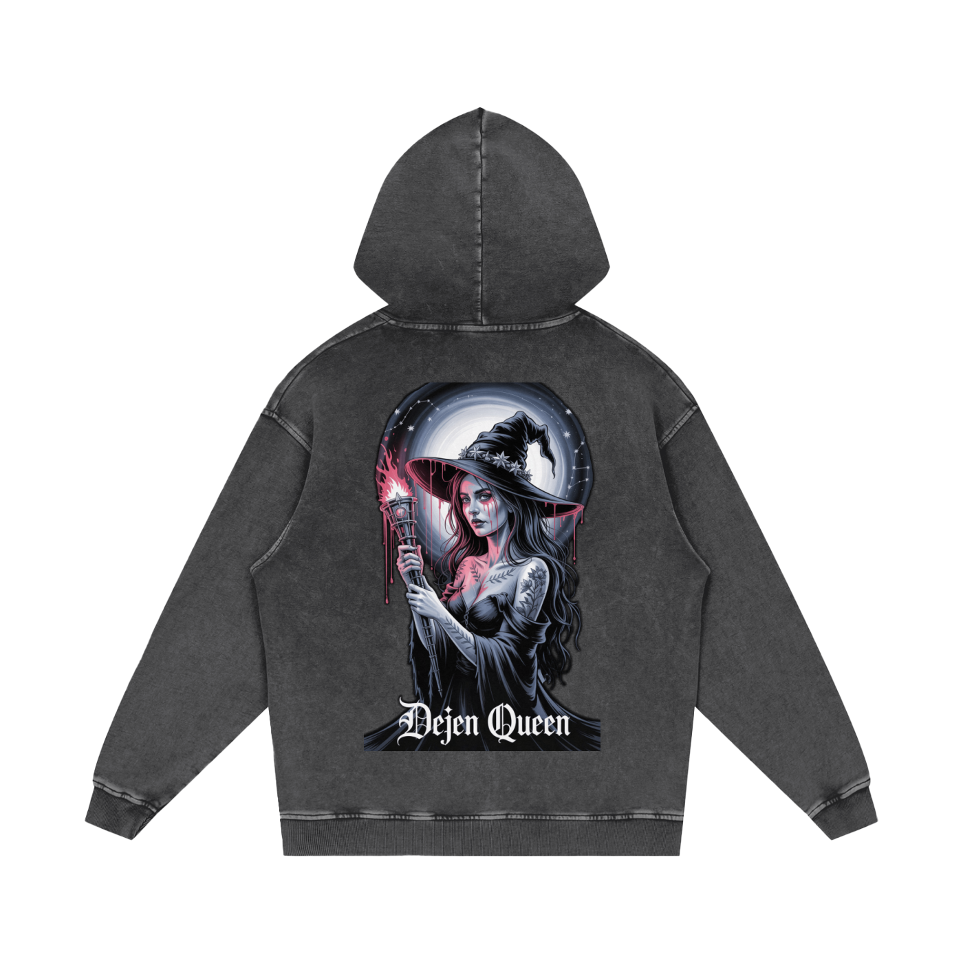 Dejen Season 3 Acid Wash Oversize Hoodie