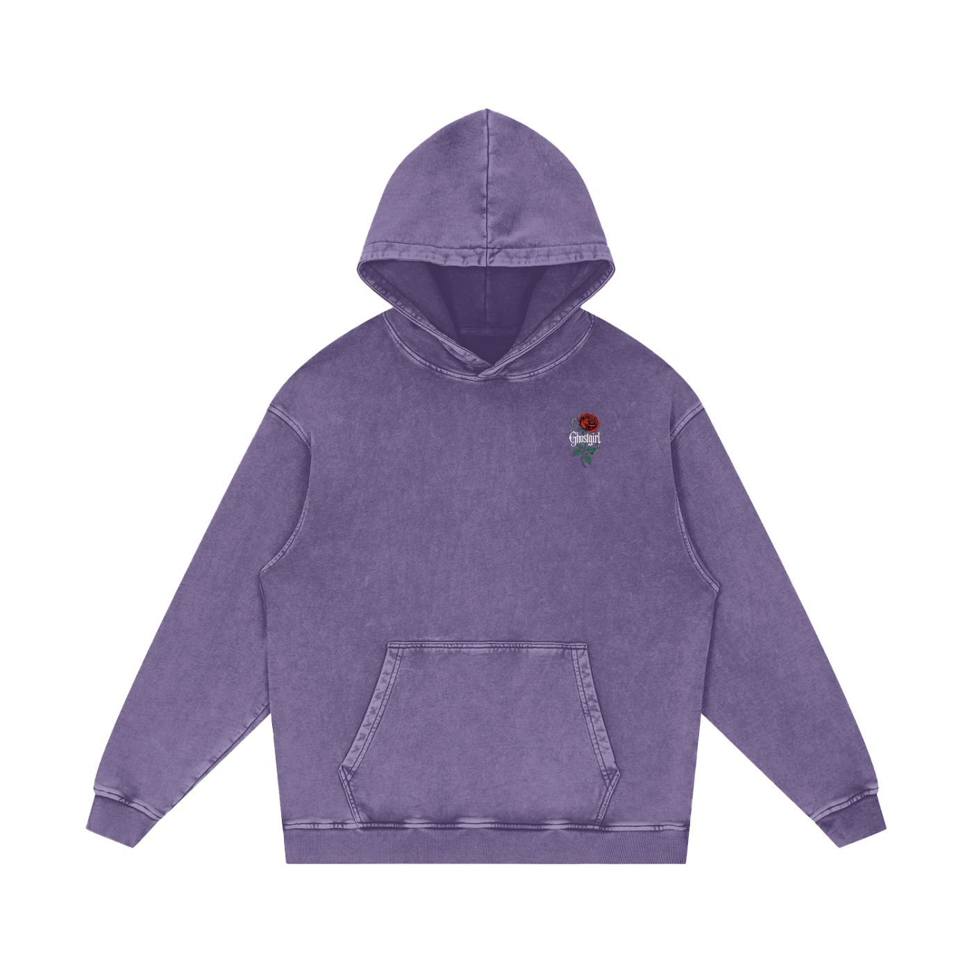 GhostGirlXoxx Acid Wash Oversize Hoodie
