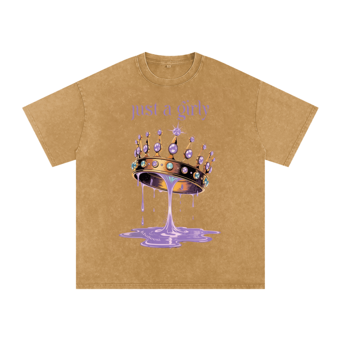 Khaleesi Acid Wash Oversize T-Shirt