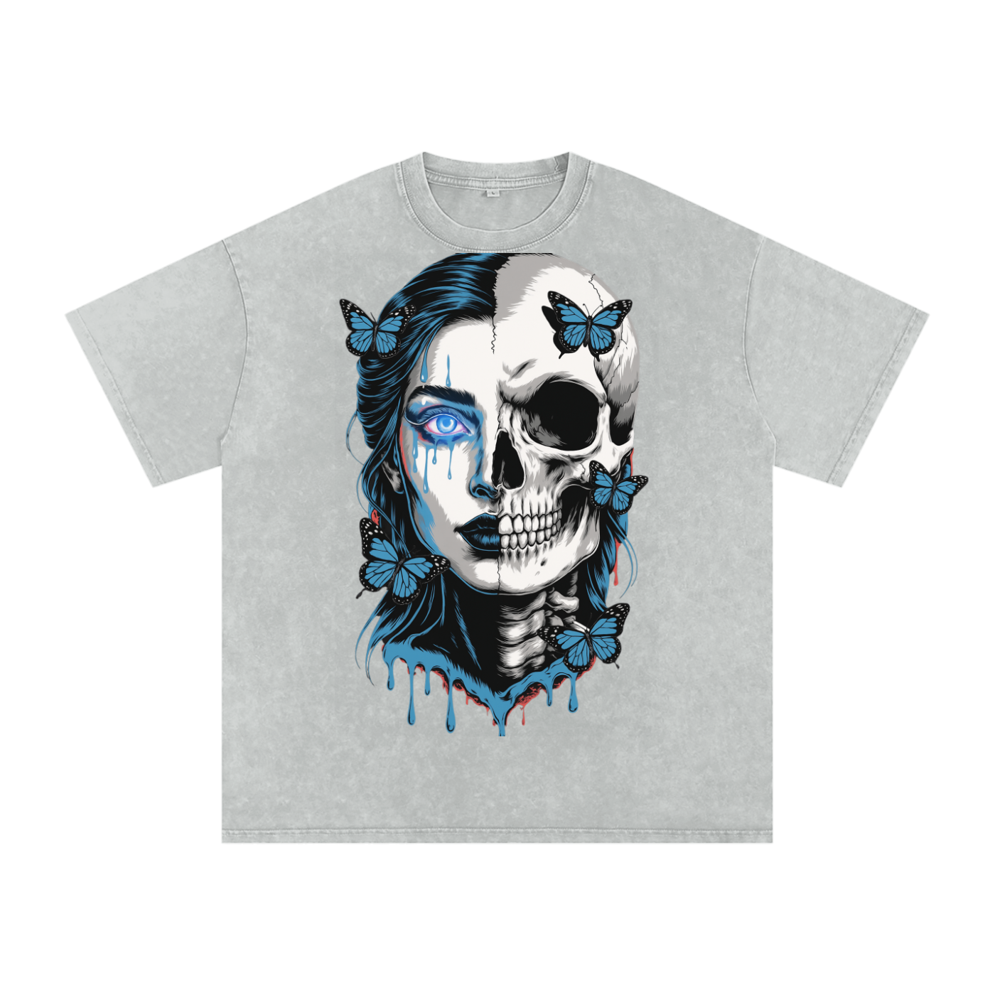 BreeLuxe Season 2 Snow Washed Oversized Cotton T-Shirt