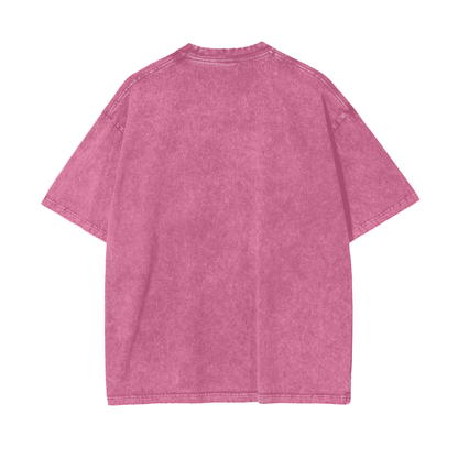 BadWolfRose Oversize Snow Washed T-Shirt